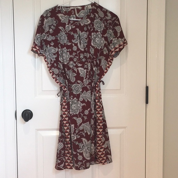 Scotch and Soda French Wine Cut Mini Dress - Picture 4 of 4